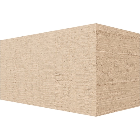 Ekena Millwork 6in. W x 6in. H x 12in. L Block Woodgrain TimberThane Rafter Tail, Primed Tan RFTUR06X06X12BLKRCPR